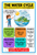 The Water Cycle Educational Science 12x18 US Made Poster