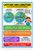 Latitude Longitude Educational Geography 12"x18" US Made Poster