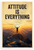 Attitude Is Everything Motivational Mountain Sunrise 12x18 US Made Poster