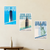 New York City Landmarks Freedom Tower Empire State Building Statue of Liberty Poster Set — 3 Prints 12x18 Inch US Made
