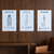 London Architecture Poster Set: Norman Foster - Gherkin, Renzo Piano - Shard, Charles Barry - Big Ben Poster Set — 3 Prints 12x18 Inch US Made