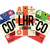 Vintage Baggage Tags CDG Paris, FCO Rome, LHR London Poster Set — 3 Prints 12x18 Inch US Made