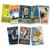 Vintage Library WPA Reading Posters Set — Open a Book, January, October, Get Excited, September, Story Hour, Lincoln, March — 8 Prints 12x18 Inch US Made