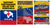 Venezuela Earthquake Relief Posters Set — 3 Prints 12x18 Inch US Made
