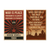 George Orwell 1984 War Is Peace, Who Controls The Past Poster Set — 2 Prints 12x18 Inch US Made