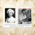 Mark Twain, Ernest Hemingway Literary Author Poster Set — 2 Prints 12x18 Inch US Made