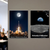 Artemis II Mission Rocket Launch and Earthrise Poster Set — 2 Prints 12x18 Inch US Made