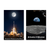 Artemis II Mission Rocket Launch and Earthrise Poster Set — 2 Prints 12x18 Inch US Made