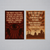 George Orwell 1984 Quote Poster Set — 2 Prints 12x18 Inch US Made
