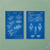 Lego Patent Blueprint Poster Set — 2 Prints 12x18 Inch US Made