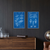 Lego Patent Blueprint Poster Set — 2 Prints 12x18 Inch US Made