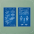 Lego Patent Blueprint Poster Set — 2 Prints 12x18 Inch US Made