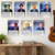 Classic Hollywood Actors Poster Set — Buster Keaton, Charlie Chaplin, Tom Hanks, Michael J. Fox, Christopher Reeve, James Stewart, James Woods 7 Prints 12x18 Inch US Made