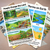 Earth Science - Landforms, Weathering, Erosion, Deposition... Poster Set — 4 Prints 12x18 Inch US Made