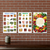 Vegetables, Fruits, Hippocrates Let Food Be Thy Medicine Poster Set — 3 Prints 12x18 Inch US Made