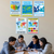 US Time Zones, Five Oceans, Seven Continents Educational Poster Set — 5 Prints 12x18 Inch US Made