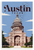 Austin Texas State Capitol Building Vintage Travel 12"x18" US Made Poster