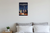Madrid España City Skyline Nightscape 12"x18" US Made Poster