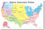 Native American Tribes Map - American History Poster