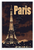 Paris Eiffel Tower Night Lights Travel 12"x18" US Made Poster