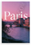 Paris Cityscape at Dusk Travel 12"x18" US Made Poster