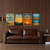 4 Poster Set: Ted Lasso Quotes Be Curious Not Judgmental, Every Day Chance To Be Better, You Say Impossible, Be A Goldfish — 4 Prints 12x18 Inch US Made