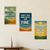 Ted Lasso Quotes | Be Curious Not Judgmental, Don't Settle for Fine, Forgiveness Gift Poster Set — 3 Prints 12x18 Inch US Made