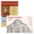 Byzantine Empire 330-1453 CE Map, Hagia Sophia Architecture Poster Set — 2 Prints 12x18 Inch US Made