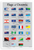 World Flags by Continent Educational Poster Set — Africa, Oceania, South America, Asia, Europe, North America — 6 Prints 12x18 Inch US Made