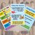 Common Core Writing 7 Posters Set — Opinion, Evidence, Citing Sources, Narrative, Informative, Text Structure -- 7 Prints 12x18 Inch US Made