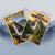 Venezuela Angel Falls Vintage Travel 2 Poster Set — 2 Prints 12x18 Inch US Made