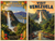 Venezuela Angel Falls Vintage Travel 2 Poster Set — 2 Prints 12x18 Inch US Made
