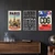 Paris Travel 3 Poster Set — Eiffel Tower, Metro Signs, CDG Baggage Tag -- 3 Prints 12x18 Inch US Made