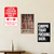 Latin Teacher Parking Sign, Roman Friends Mosaic, Carpe That F**king Diem 3 Poster Set — 3 Prints 12x18 Inch US Made