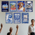 Spanish Tile Words Casa Comida Perro Gato Agua Escuela Libro 7 Poster Set — 7 Prints 12x18 Inch US Made