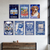 Spanish Tile Words Casa Comida Perro Gato Agua Escuela Libro 7 Poster Set — 7 Prints 12x18 Inch US Made