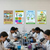 Earth Science -- Weathering, Erosion, Deposition, Water Cycle, Life Cycles, Ecosystems Food Webs 4 Poster Set — 12x18 Inch US Made