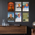 Manhattan Project Physics Scientists 6 Poster Set — 6 Prints 12x18 Inch US Made