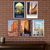 Vintage Italian Travel 5 Poster Set — Assisi Firenze Napoli Venezia Milano 5 Prints 12x18 Inch US Made