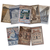 Roman Empire Mosaics 8 Poster Set - Via, Aqueduct, Urbs, Temple, Statue, Domus, Hortus, Forum — 8 Prints 12x18 Inch US Made