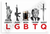 LGBTQ Liberty Guns Beer Trump Quest Political Satire 12x18 US Made Poster