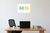 Alphabet Letters M N Classroom 12"x18" US Made Poster