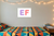 Alphabet Letters E F Classroom 12"x18" US Made Poster