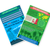 Ocean Plastic Pollution, Rainforest Facts — 2 Poster Set — Environmental Awareness Infographics — 12x18 Inch | Made in USA
