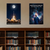 Artemis II Mission — 2 Poster Set — Rocket Launch to the Moon, Victor Glover Pilot — 12x18 Inch | Made in USA