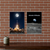 Artemis II Mission — 2 Poster Set — Rocket Launch, Earthrise Over Lunar Surface — 12x18 Inch | Made in USA
