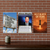 Elon Musk — 3 Poster Set — Rusted Roadside Sign, Biography Portrait, Do It In Spite Of Fear — 12x18 Inch | Made in USA