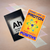 Funny Science Posters — 2 Poster Set — Ah The Element of Surprise, Think Like a Proton and Stay Positive — 12x18 Inch | Made in USA