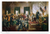 Founding Fathers — 2 Poster Set — Signing of the Constitution, Declaration of Independence — 12x18 Inch | Made in USA
