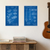 Vintage Patent Blueprints — 2 Poster Set — Lego Brick 1961, Gibson Les Paul Guitar 1955 — 12x18 Inch | Made in USA
